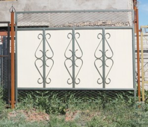 комбинированные заборы, заказать, купить в Караганде, Казахстан